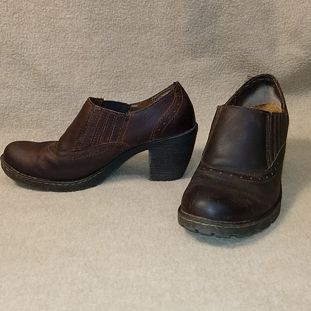 BOC Born Concept Leather Ankle Booties